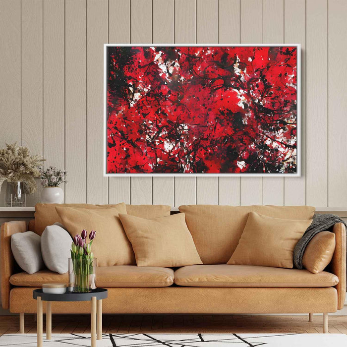 Red Abstract Splatter #103 - Kanvah