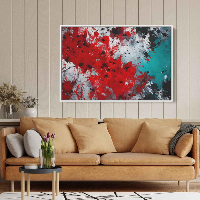 Red Abstract Splatter #107 - Kanvah