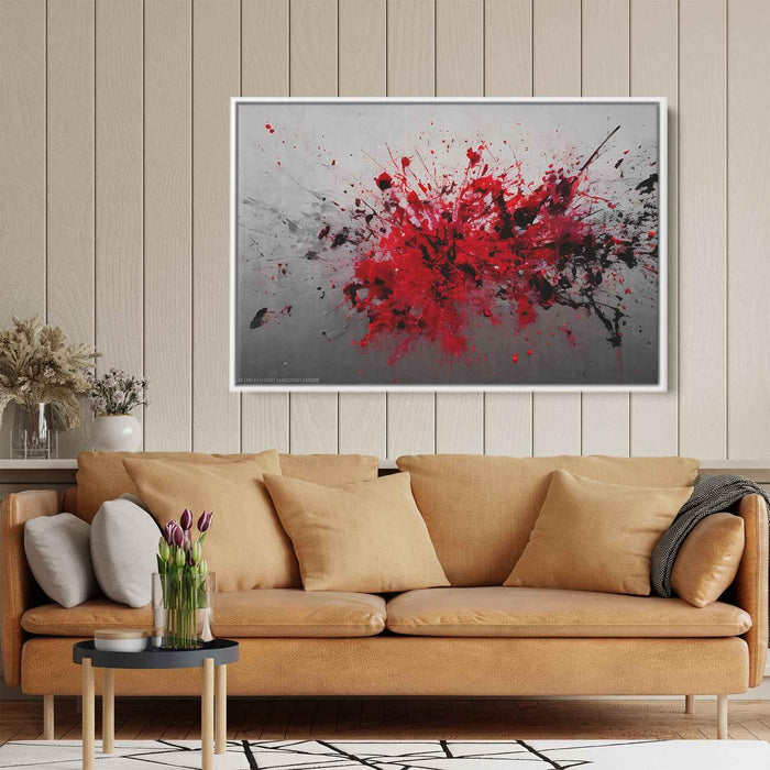 Red Abstract Splatter #111 - Kanvah