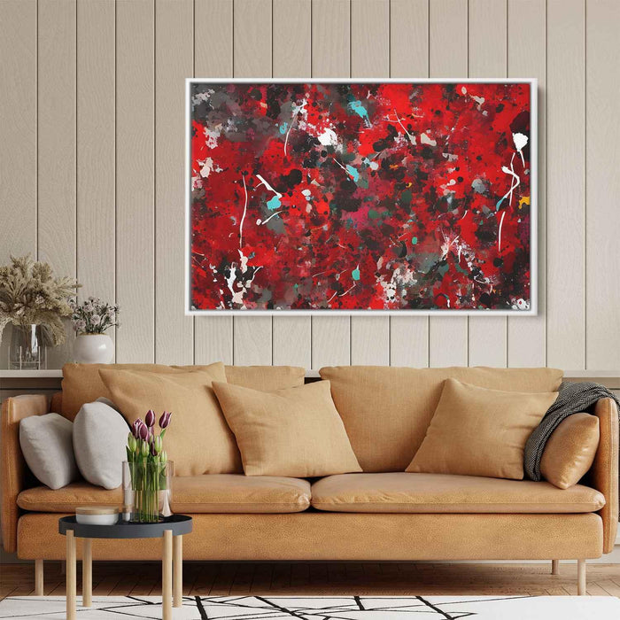 Red Abstract Splatter #124 - Kanvah