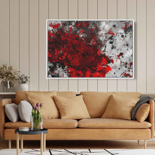 Red Abstract Splatter #128 - Kanvah