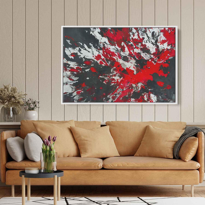 Red Abstract Splatter #140 - Kanvah