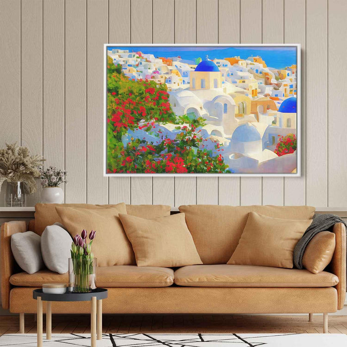 Impressionism Santorini #124 - Kanvah