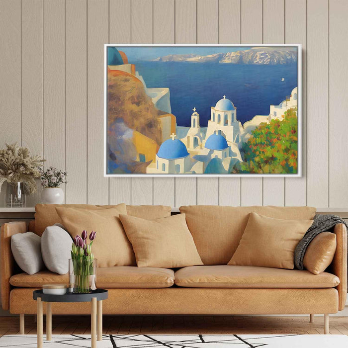 Impressionism Santorini #128 - Kanvah