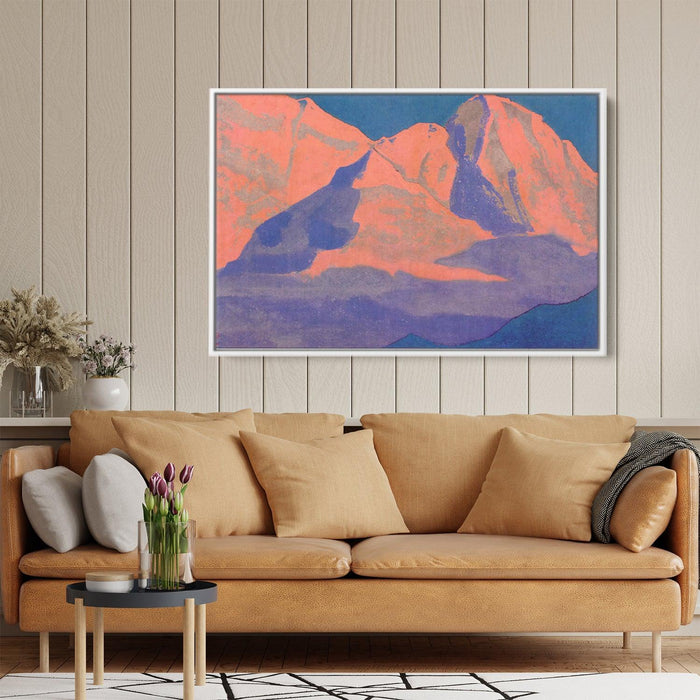 Study of mountains by Nicholas Roerich - Canvas Artwork