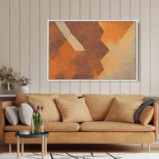 Tan Geometric Shapes #126 - Kanvah