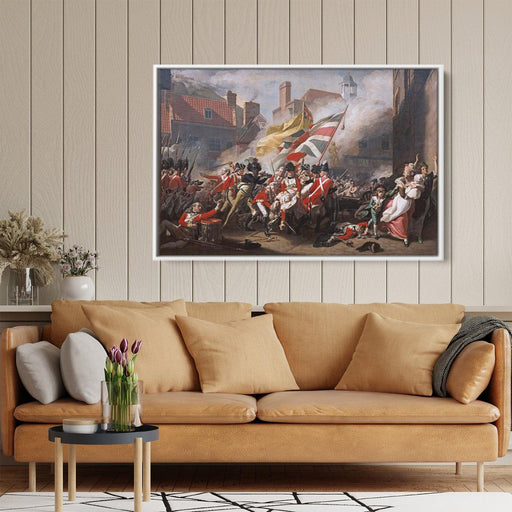 The Major Peirson's Death by John Singleton Copley - Canvas Artwork