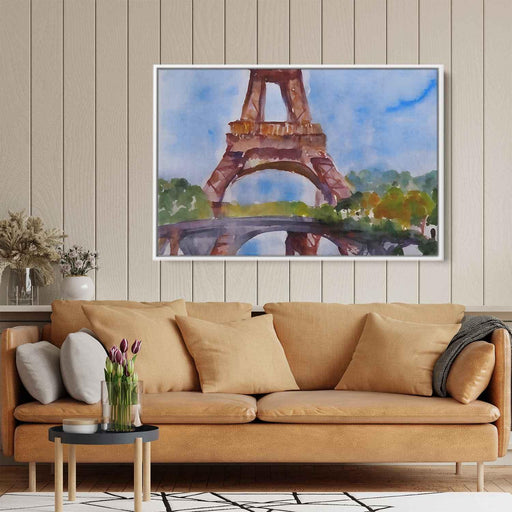 Watercolor Eiffel Tower #114 - Kanvah