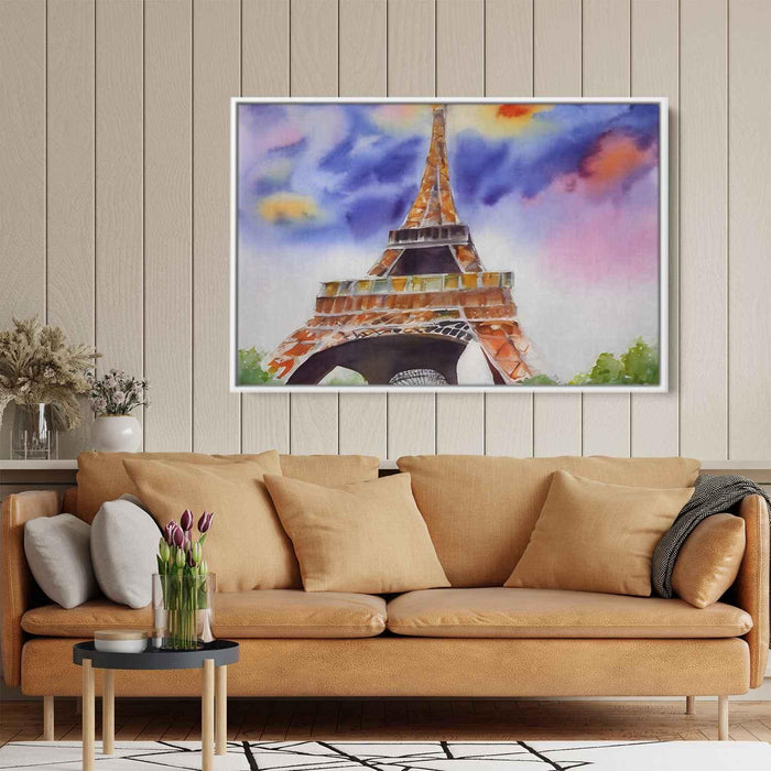 Watercolor Eiffel Tower #117 - Kanvah