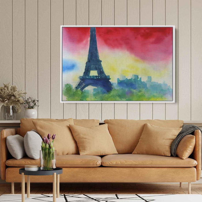 Watercolor Eiffel Tower #128 - Kanvah