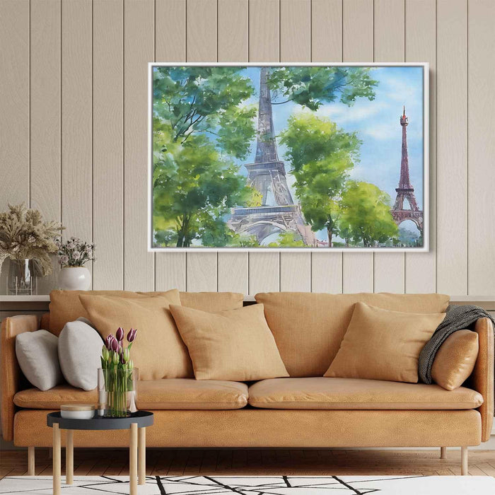 Watercolor Eiffel Tower #135 - Kanvah