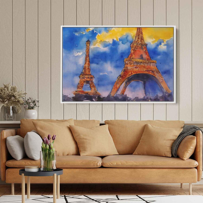 Watercolor Eiffel Tower #136 - Kanvah