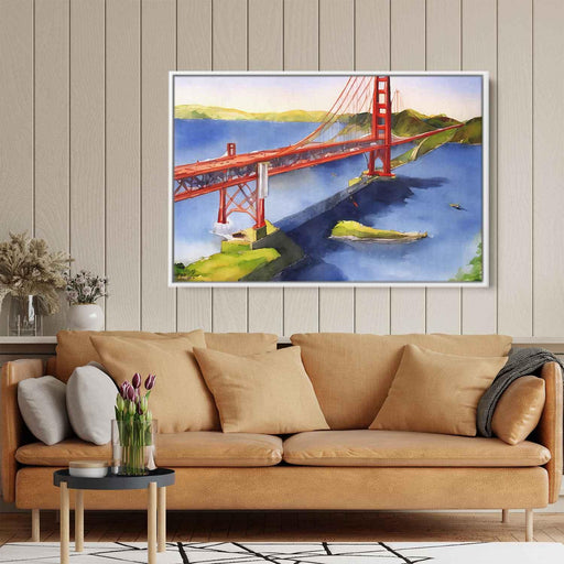 Watercolor Golden Gate Bridge #107 - Kanvah