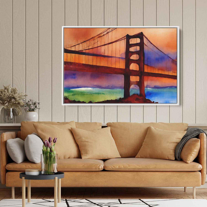 Watercolor Golden Gate Bridge #134 - Kanvah