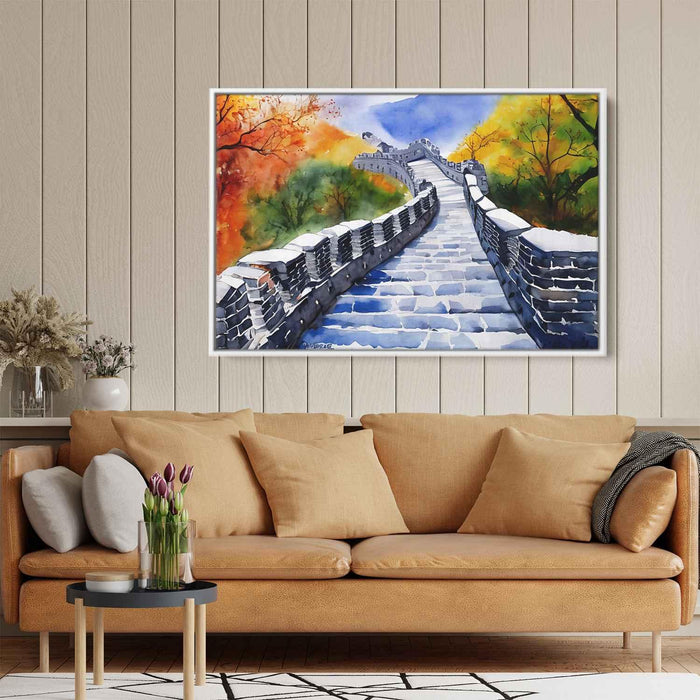 Watercolor Great Wall of China #111 - Kanvah