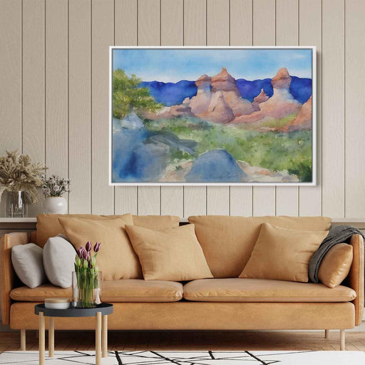 Watercolor Hoodoo formations #135 - Kanvah