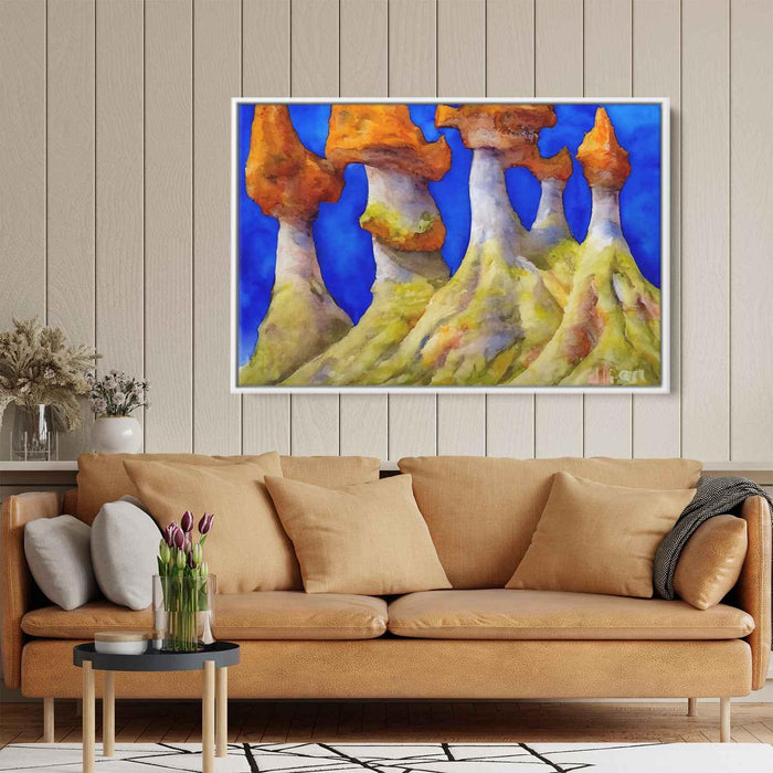 Watercolor Hoodoo formations #136 - Kanvah