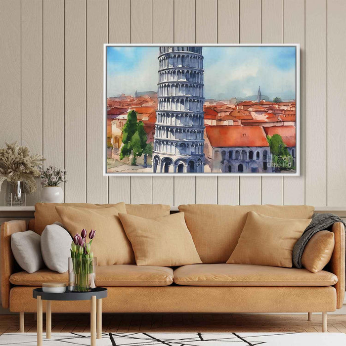 Watercolor Leaning Tower of Pisa #103 - Kanvah