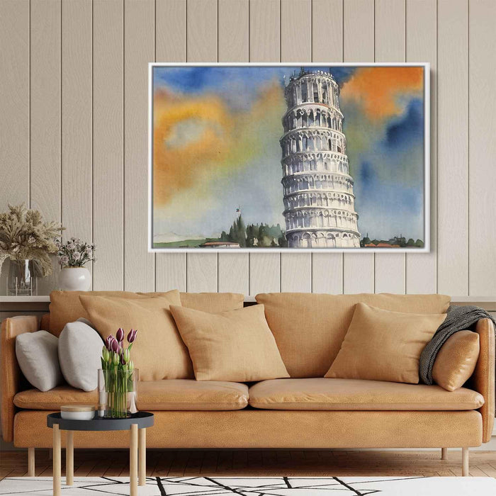 Watercolor Leaning Tower of Pisa #118 - Kanvah
