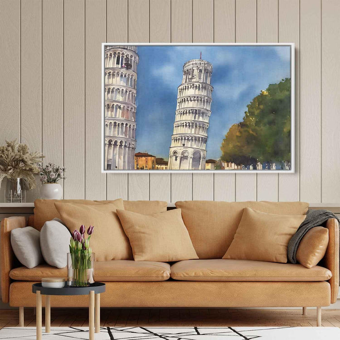 Watercolor Leaning Tower of Pisa #134 - Kanvah