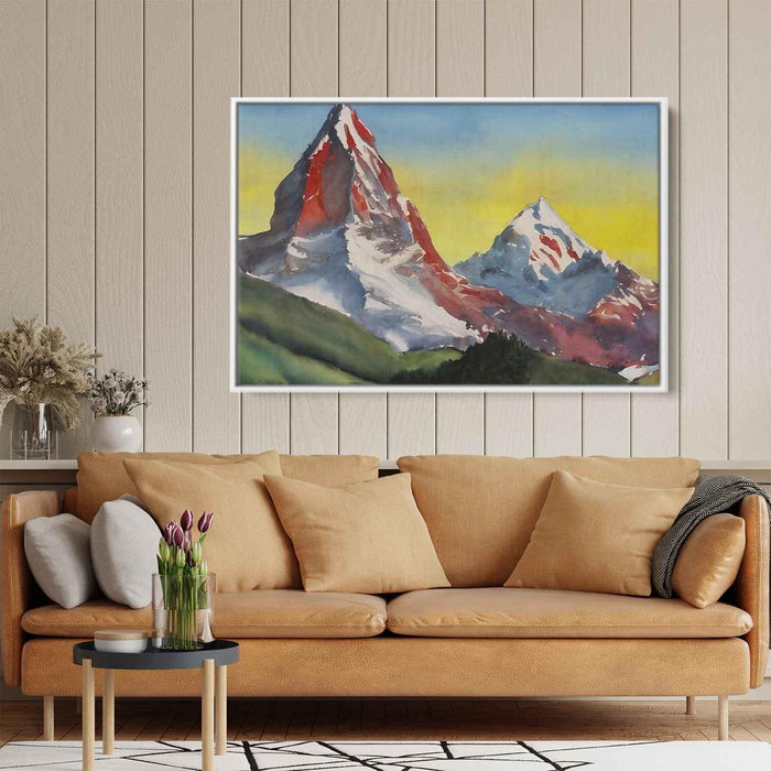 Watercolor Matterhorn #117 - Kanvah