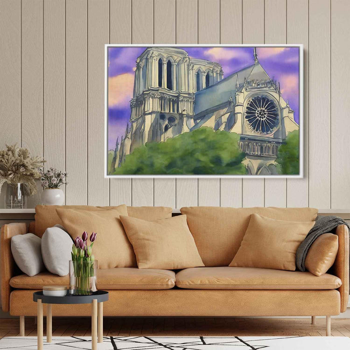 Watercolor Notre Dame Cathedral #103 - Kanvah