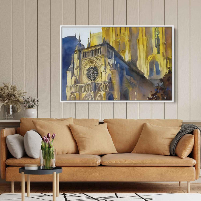 Watercolor Notre Dame Cathedral #114 - Kanvah