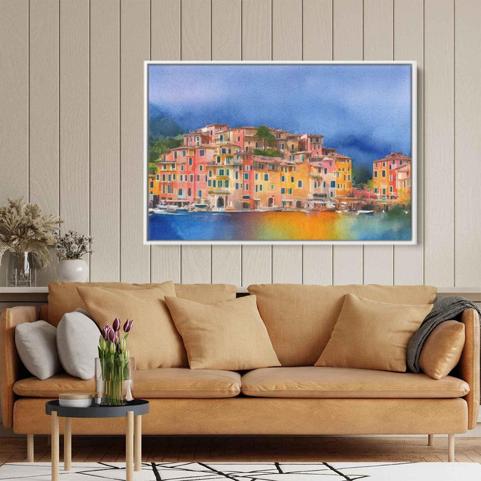 Watercolor Portofino #114 - Kanvah
