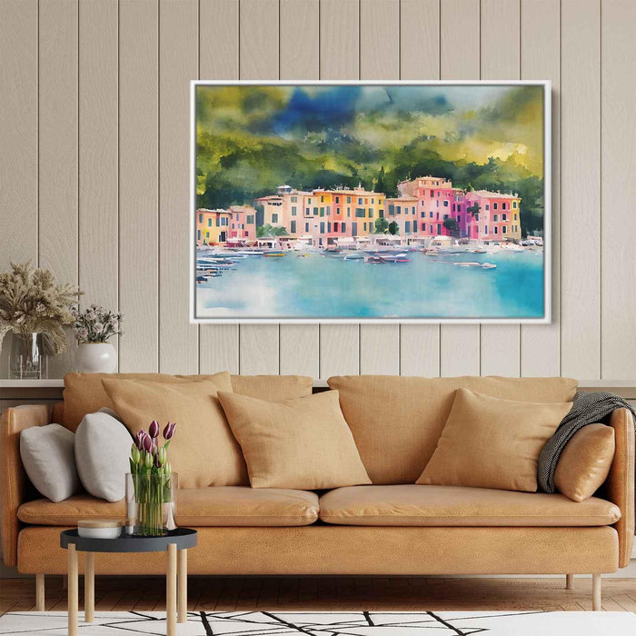 Watercolor Portofino #117 - Kanvah