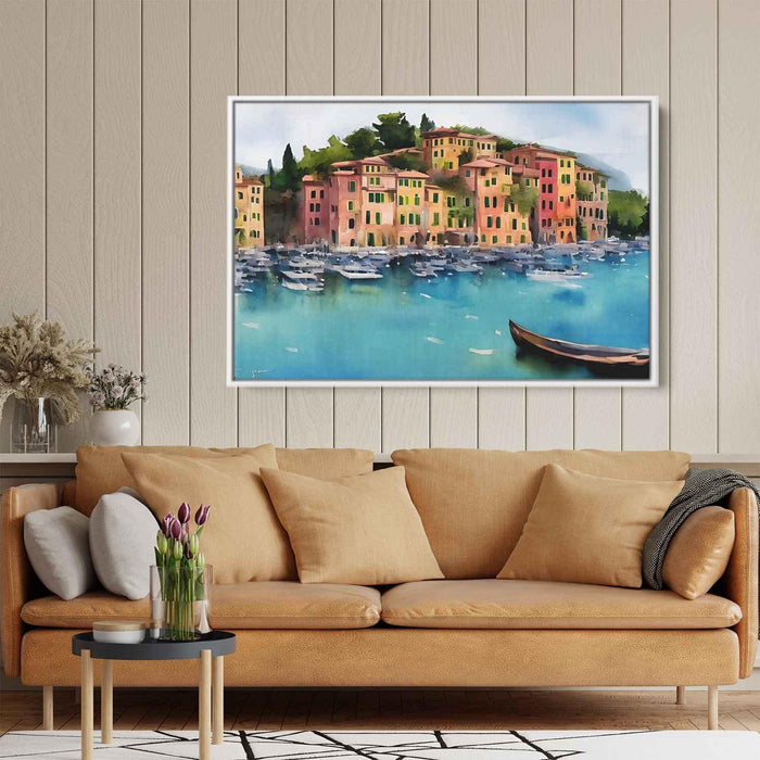 Watercolor Portofino #135 - Kanvah
