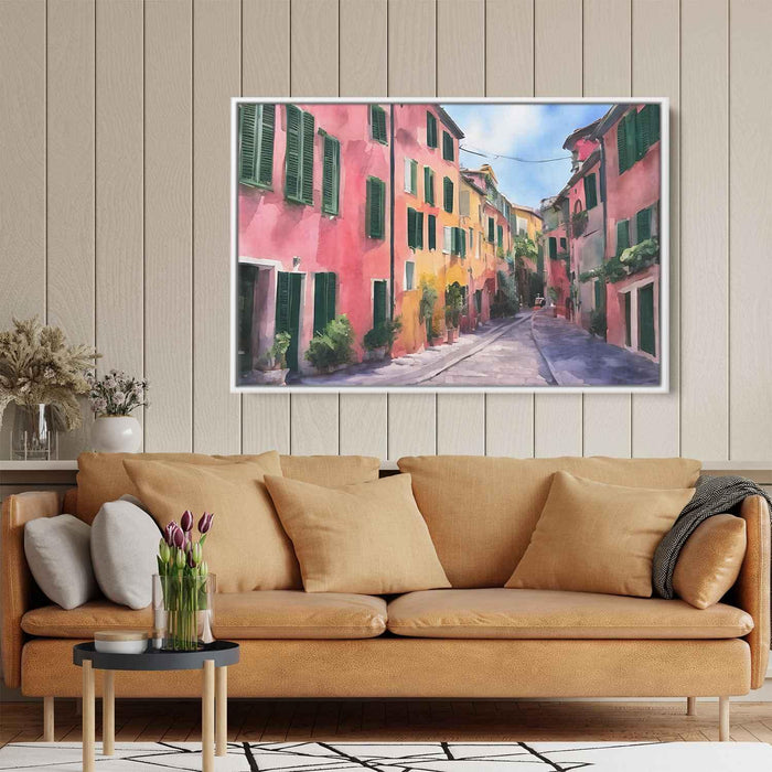 Watercolor Portofino Streets #135 - Kanvah