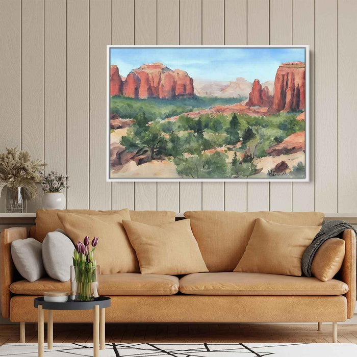 Watercolor Sedona Red Rocks #103 - Kanvah