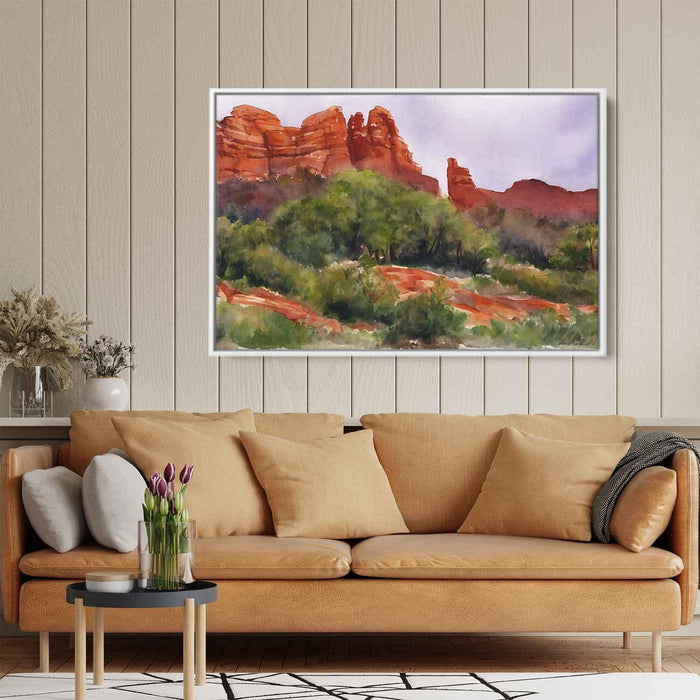 Watercolor Sedona Red Rocks #114 - Kanvah