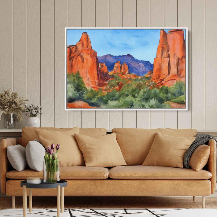 Watercolor Sedona Red Rocks #117 - Kanvah