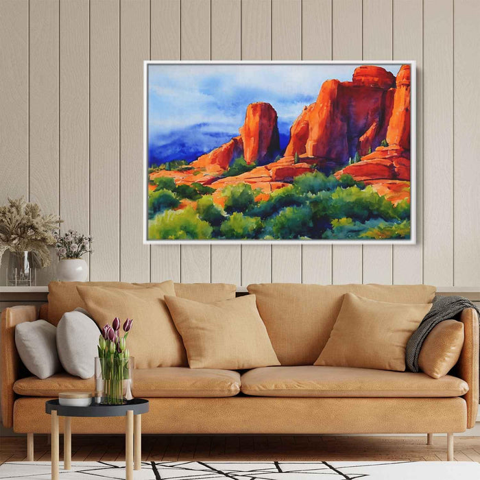 Watercolor Sedona Red Rocks #124 - Kanvah