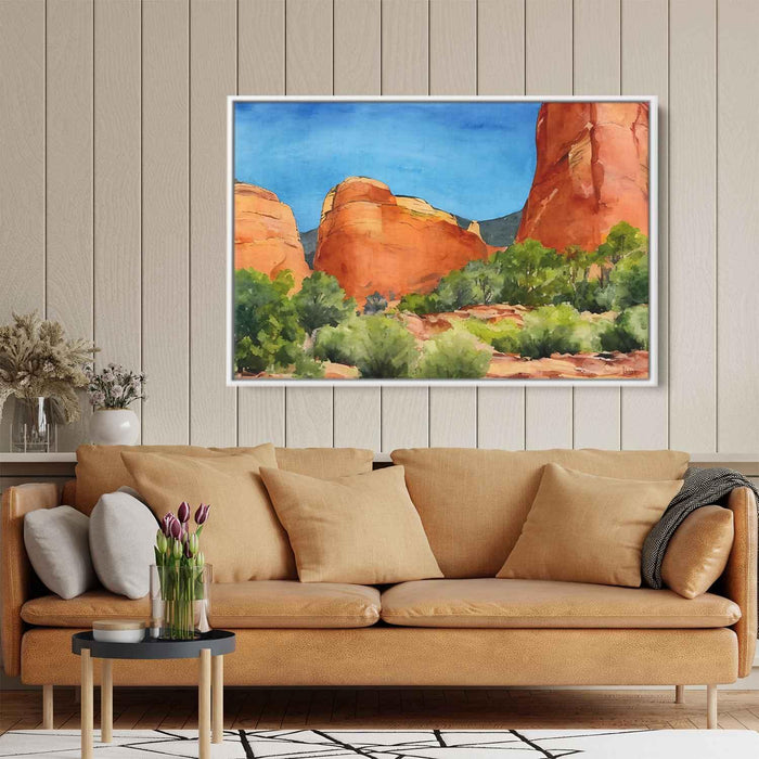 Watercolor Sedona Red Rocks #126 - Kanvah