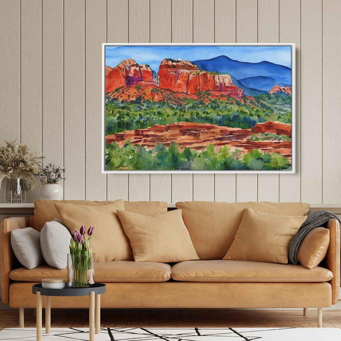 Watercolor Sedona Red Rocks #135 - Kanvah