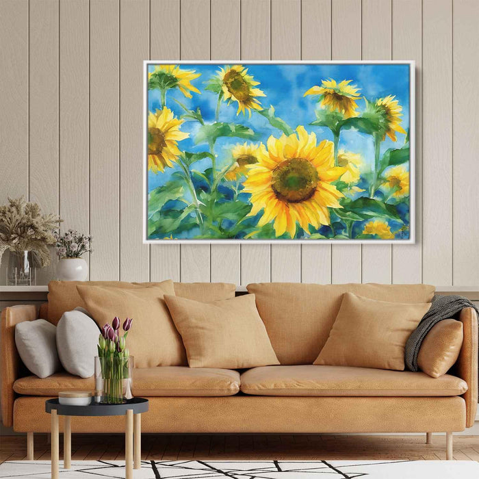 Watercolor Sunflower #126 - Kanvah