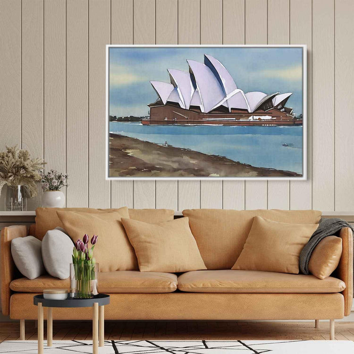 Watercolor Sydney Opera House #124 - Kanvah