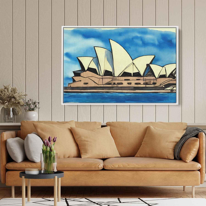 Watercolor Sydney Opera House #127 - Kanvah