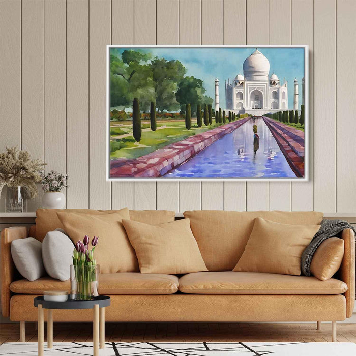 Watercolor Taj Mahal #136 - Kanvah