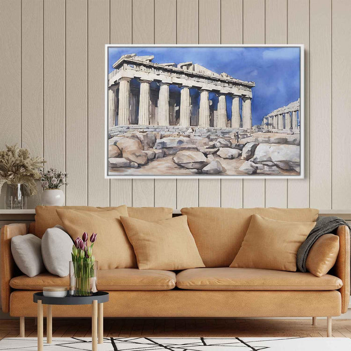 Watercolor Parthenon #117 - Kanvah