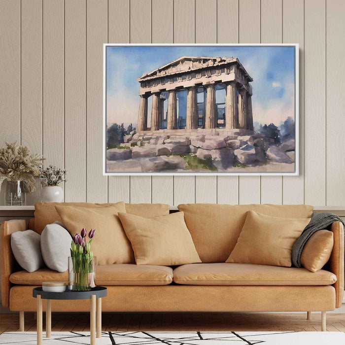 Watercolor Parthenon #127 - Kanvah