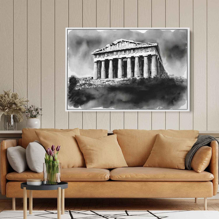 Watercolor Parthenon #128 - Kanvah