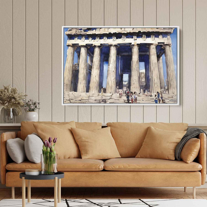 Watercolor Parthenon #134 - Kanvah