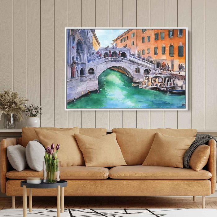 Watercolor Rialto Bridge #103 - Kanvah