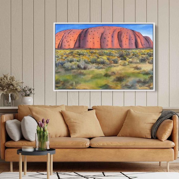 Watercolor Uluru #103 - Kanvah