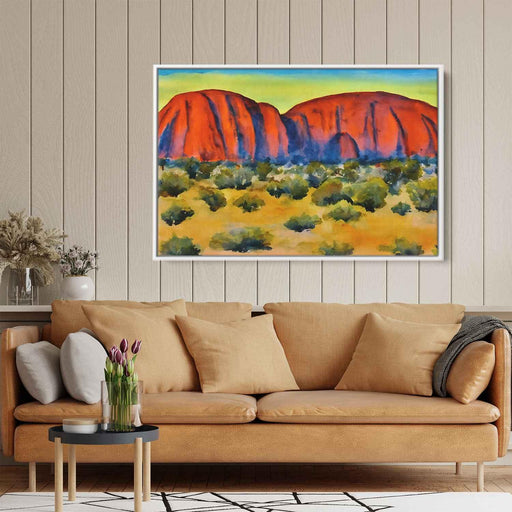 Watercolor Uluru #111 - Kanvah