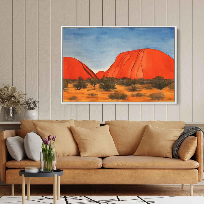 Watercolor Uluru #127 - Kanvah