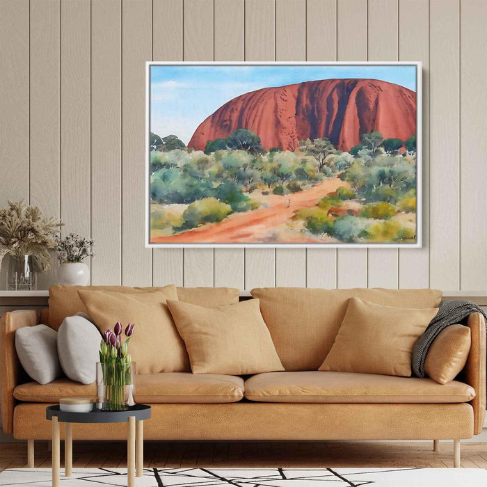 Watercolor Uluru #128 - Kanvah